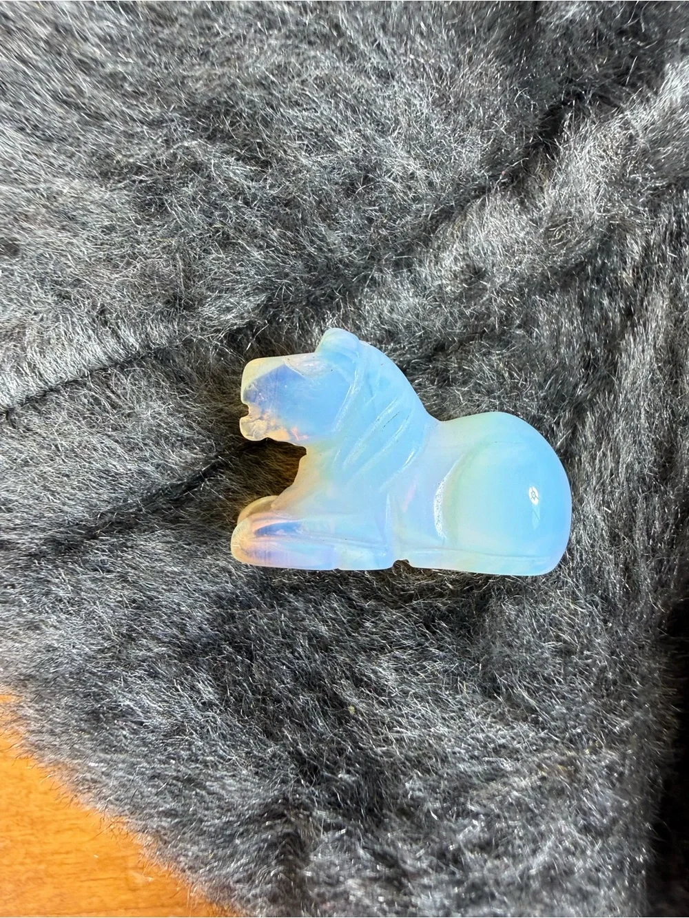 Opalite Lion Figurine